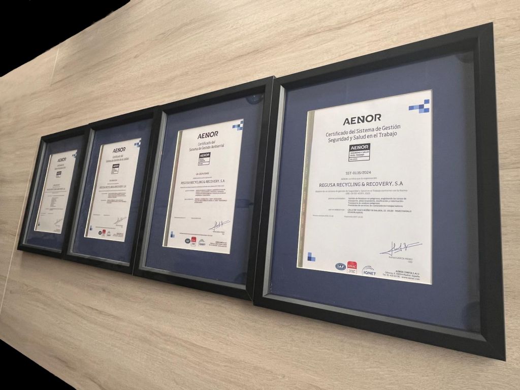 certificados AENOR