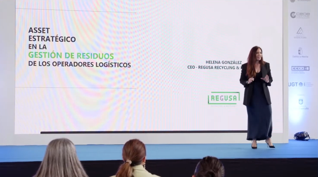 Helena Gonzalez en Logistic Spain ponencia